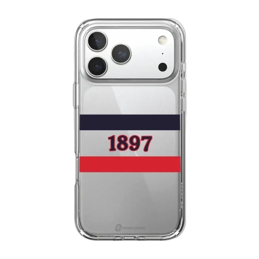Phonecases3D iPhone 17 Pro HIFK Hockey Clear case -mobilcover, hvid billede 1