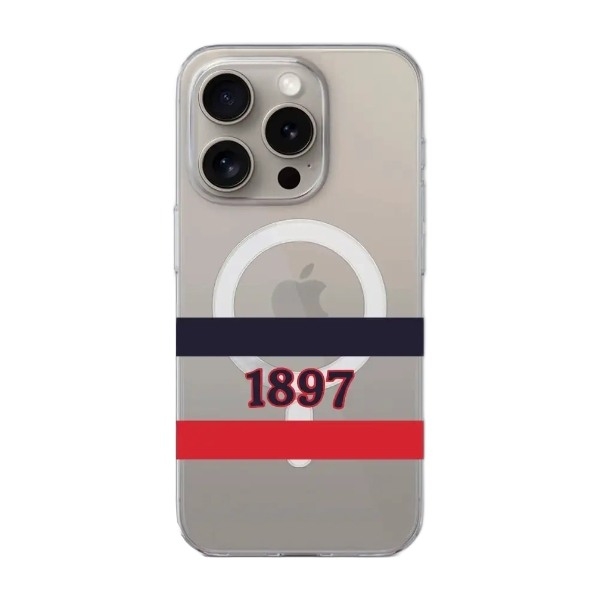 Phonecases3D iPhone 16 Pro HIFK Hockey Clear case (MagSafe) -mobilcover, hvid billede 1