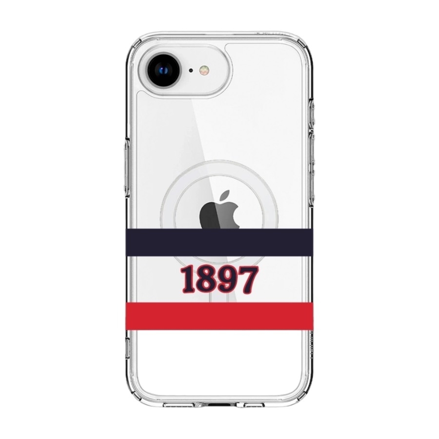 Phonecases3D iPhone 17e/16e HIFK Hockey Clear case (MagSafe) -mobilcover, hvid billede 1