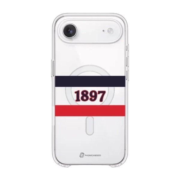 Phonecases3D iPhone Air HIFK Hockey Clear case (MagSafe) -mobilcover, hvid billede 1