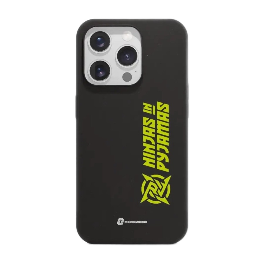 Phonecases3D iPhone 15 Pro Ninjas in Pyjamas komposterbart cover, sort billede 1