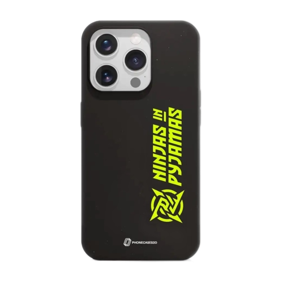 Phonecases3D iPhone 16 Pro Ninjas in Pyjamas komposterbart cover, sort billede 1