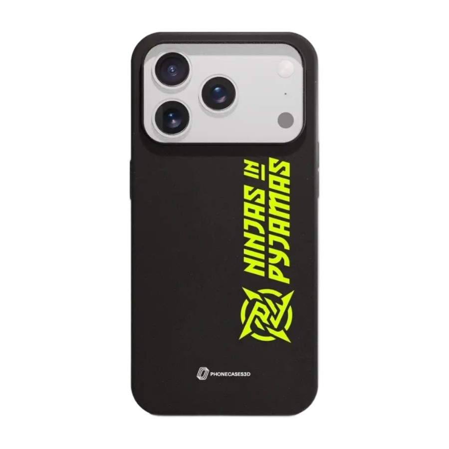 Phonecases3D iPhone 17 Pro Max Ninjas in Pyjamas komposterbart cover, sort billede 1