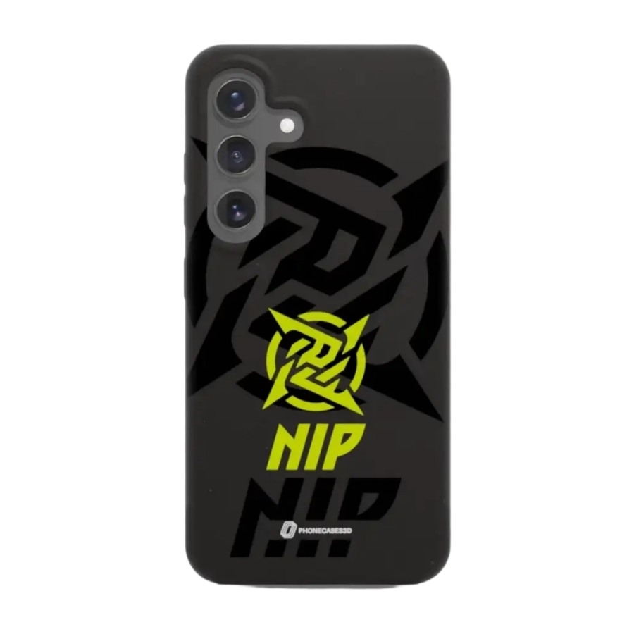 Phonecases3D Samsung Galaxy S25 Ninjas in Pyjamas komposterbart cover, sort billede 1