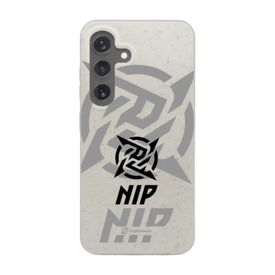 Phonecases3D Samsung Galaxy S25 Ninjas in Pyjamas komposterbart cover, hvid billede 1