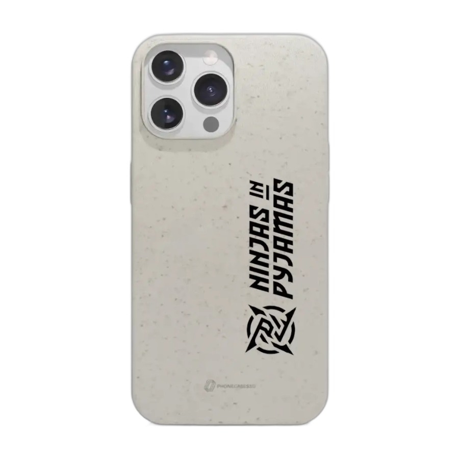 Phonecases3D iPhone 14 Pro Ninjas in Pyjamas komposterbart cover, hvid billede 1