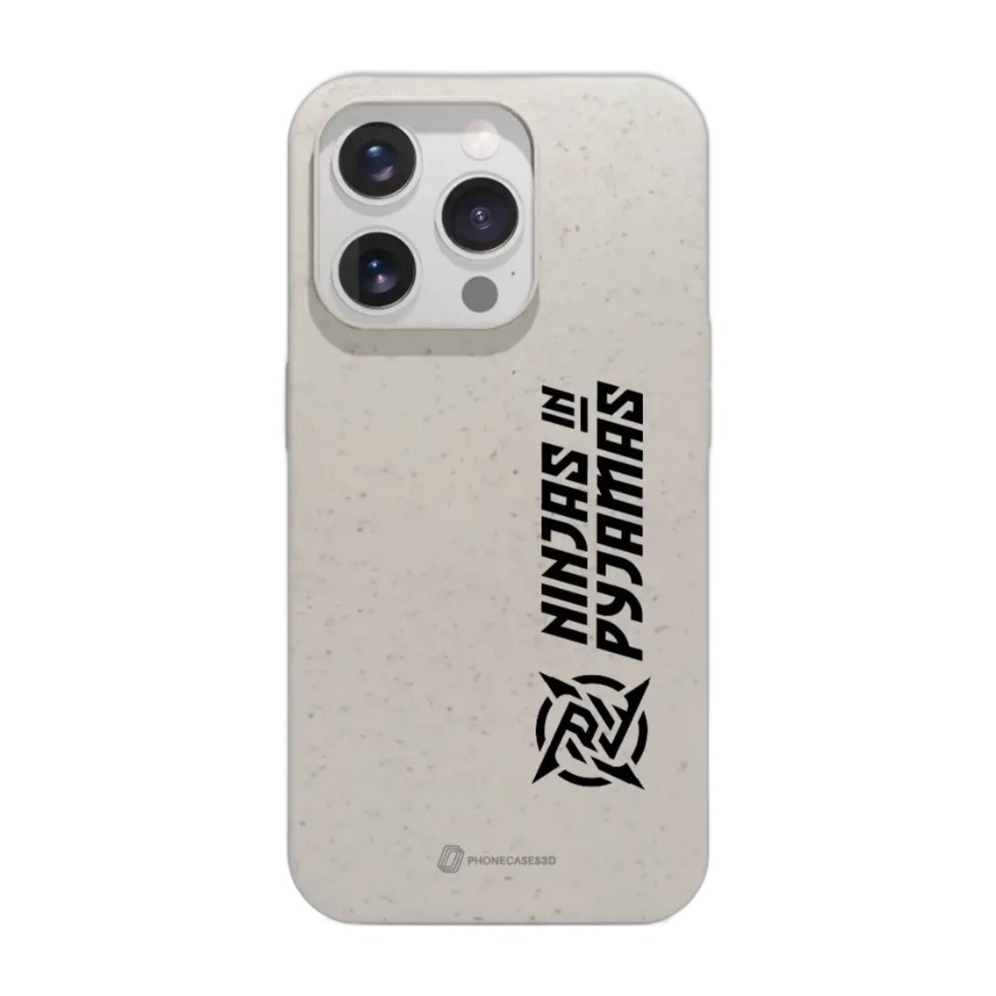 Phonecases3D iPhone 16 Pro Ninjas in Pyjamas komposterbart cover, hvid billede 1