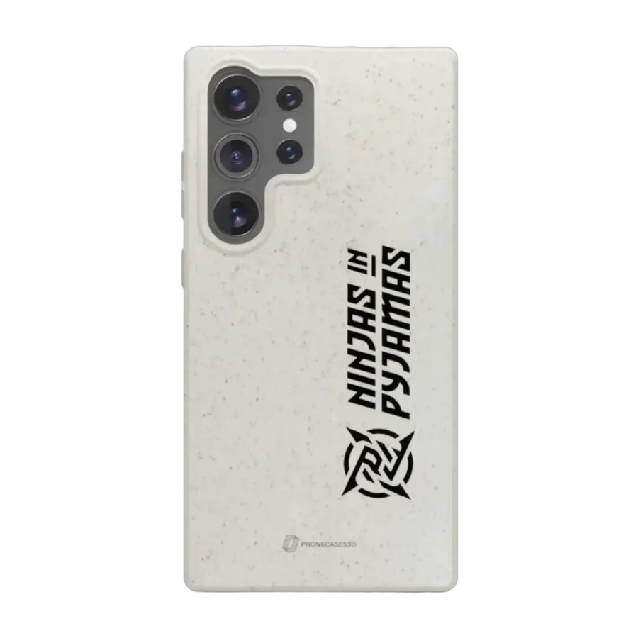 Phonecases3D Samsung Galaxy S25 Ultra Ninjas in Pyjamas komposterbart cover, hvid billede 1