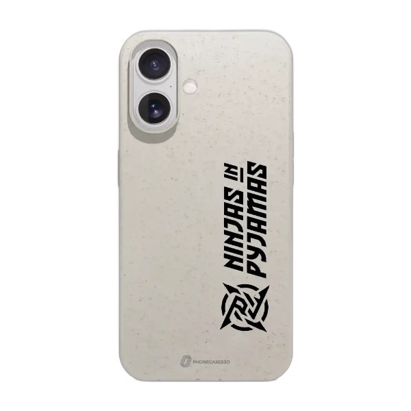 Phonecases3D iPhone 17 Ninjas in Pyjamas komposterbart cover, hvid billede 1