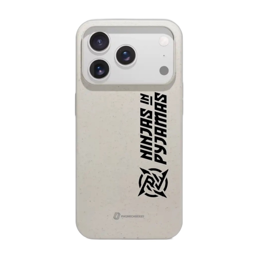 Phonecases3D iPhone 17 Pro Max Ninjas in Pyjamas komposterbart cover, hvid billede 1