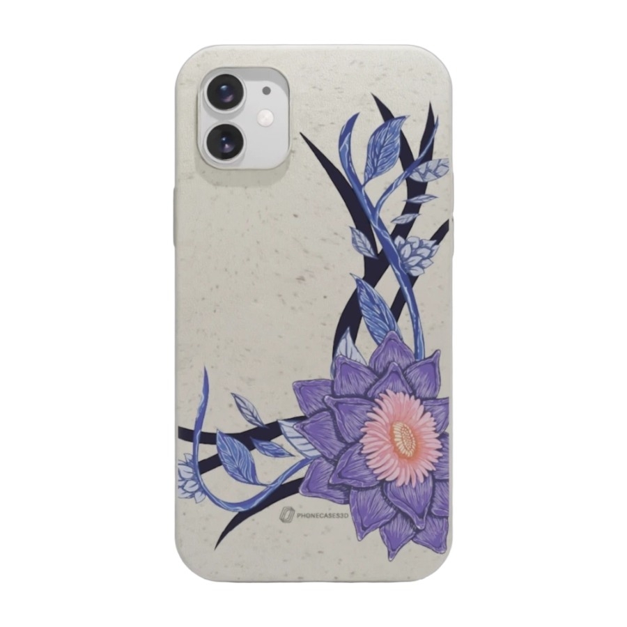 Phonecases3D iPhone 11 Urban Pixel komposterbart cover, hvid billede 1
