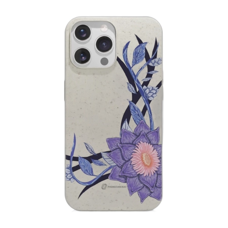 Phonecases3D iPhone 14 Pro Urban Pixel komposterbart cover, hvid billede 1