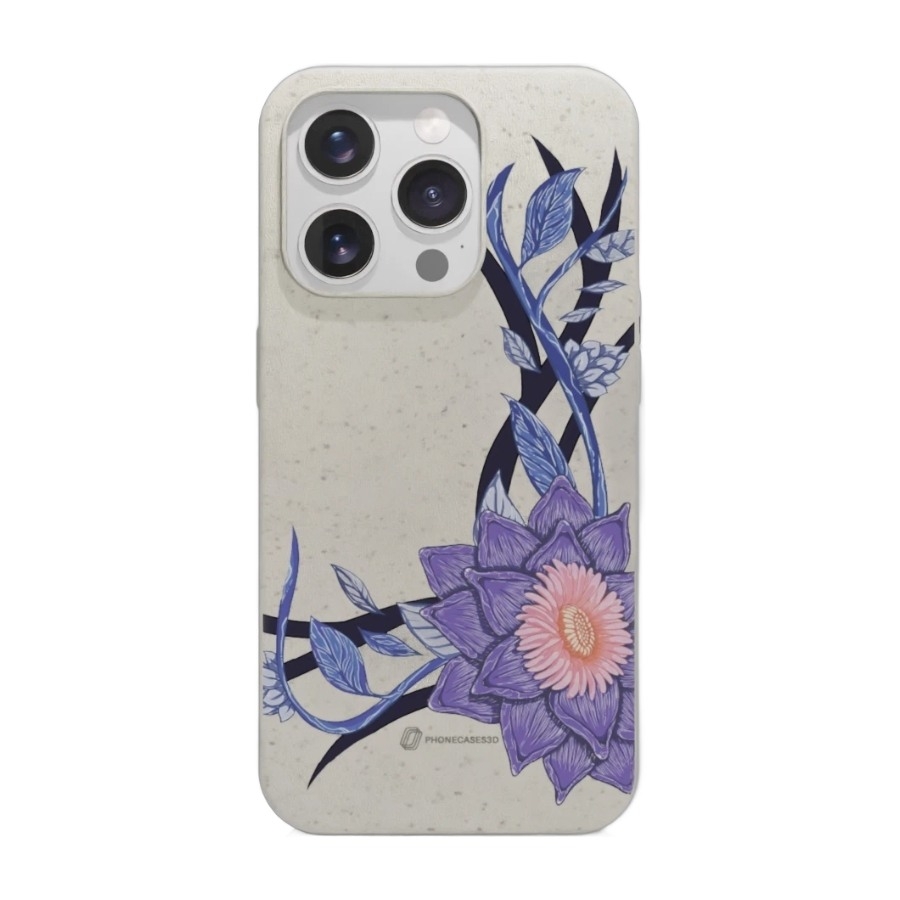 Phonecases3D iPhone 16 Pro Urban Pixel komposterbart cover, hvid billede 1
