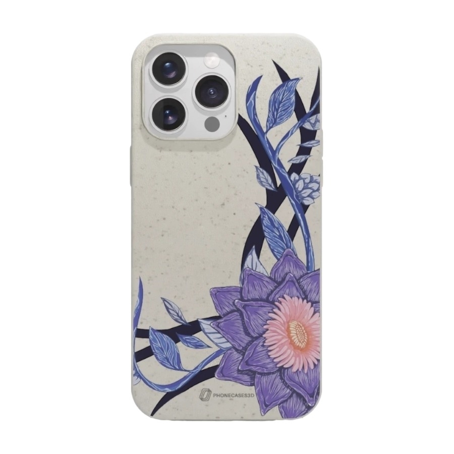 Phonecases3D iPhone 16 Pro Max Urban Pixel komposterbart cover, hvid billede 1