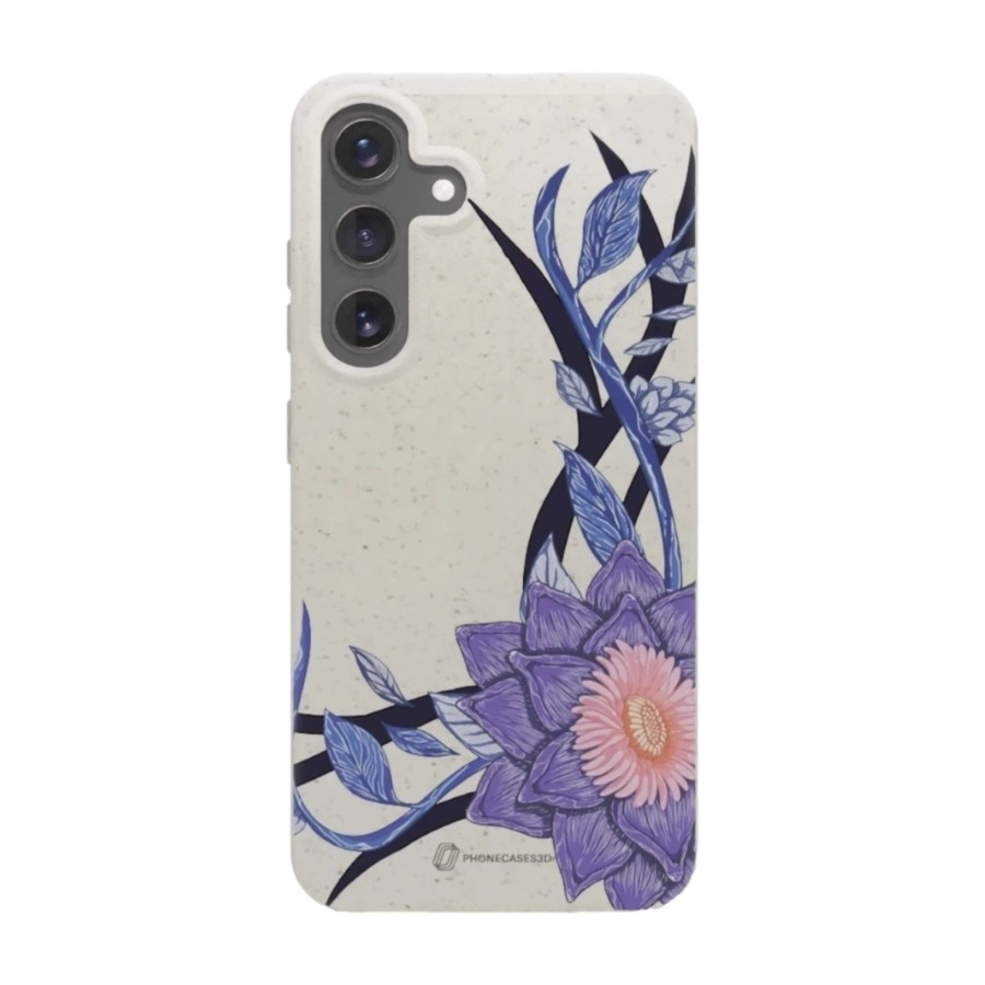Phonecases3D Samsung Galaxy S25+ Urban Pixel komposterbart cover, hvid billede 1