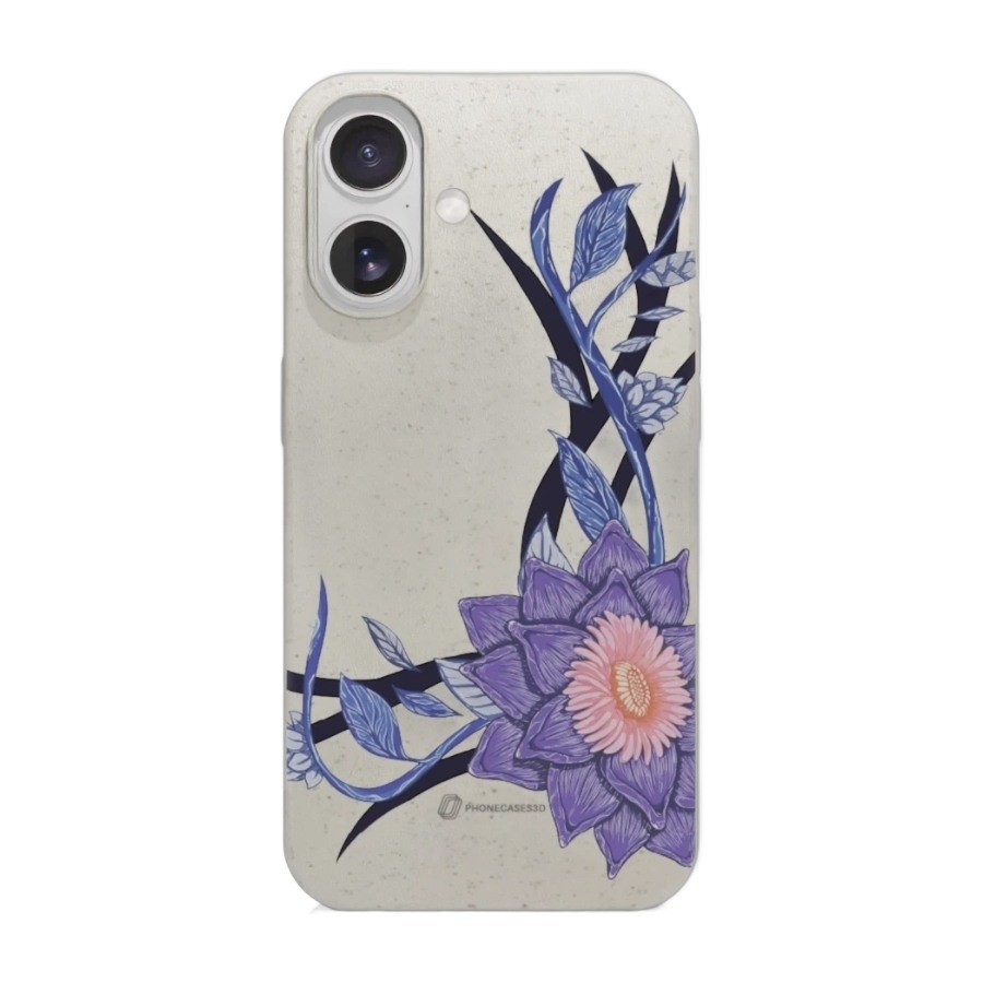 Phonecases3D iPhone 17 Urban Pixel komposterbart cover, hvid billede 1