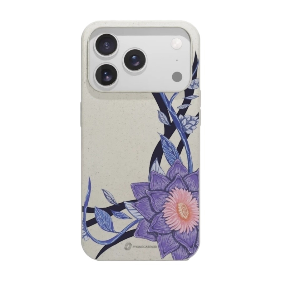 Phonecases3D iPhone 17 Pro Urban Pixel komposterbart cover, hvid billede 1