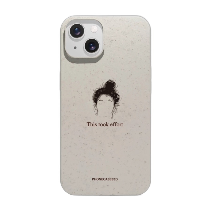 Phonecases3D iPhone 13 Marit Bakkli komposterbart cover, hvid billede 1