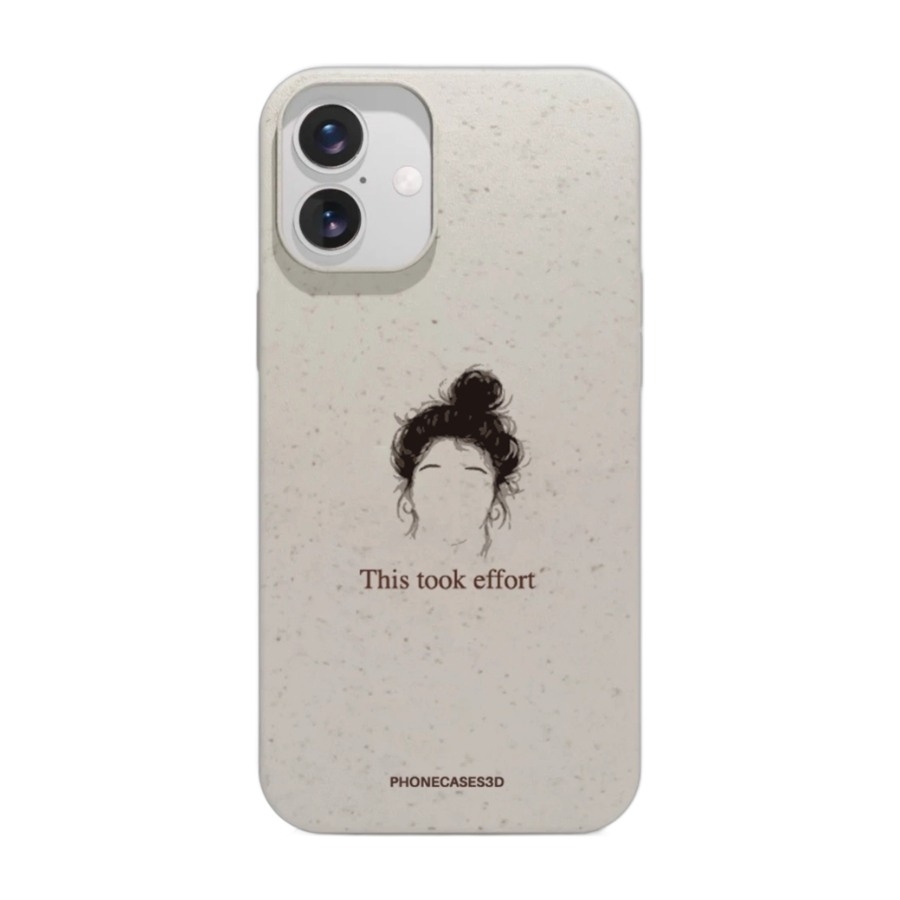 Phonecases3D iPhone 16 Plus Marit Bakkli komposterbart cover, hvid billede 1
