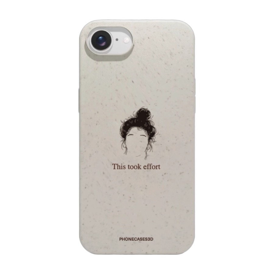 Phonecases3D iPhone 17e/16e Marit Bakkli komposterbart cover, hvid billede 1