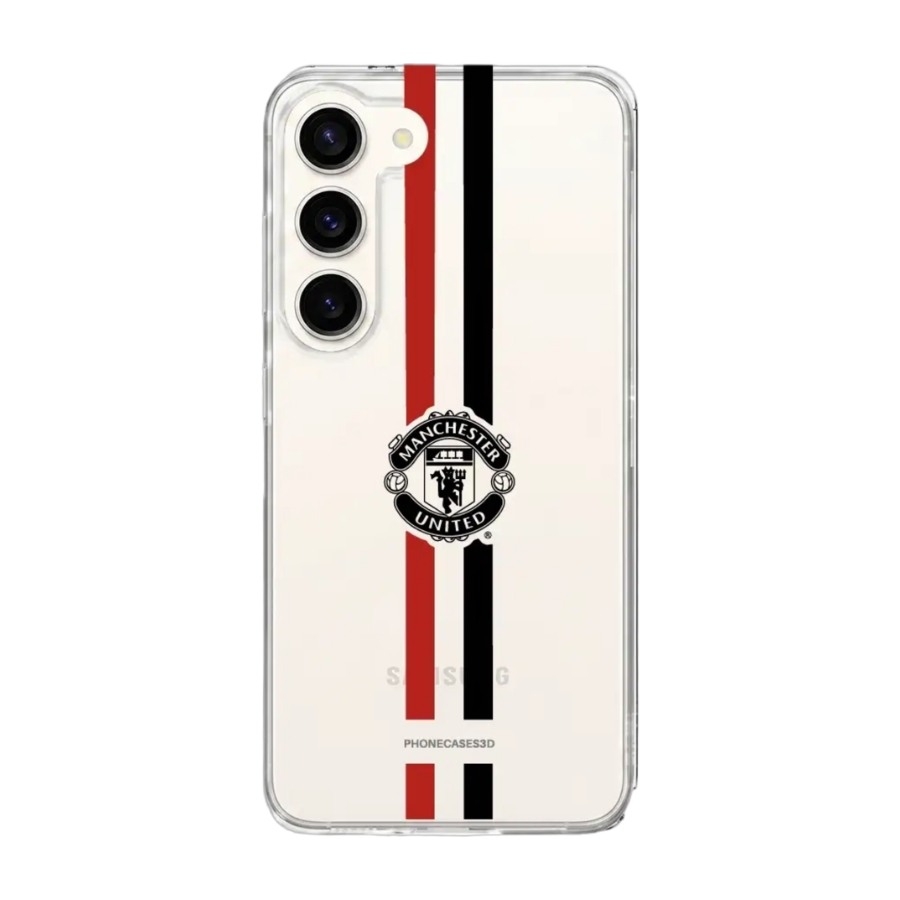 Phonecases3D Samsung Galaxy S26 Manchester United FC Clear case -mobilcover, hvid billede 1