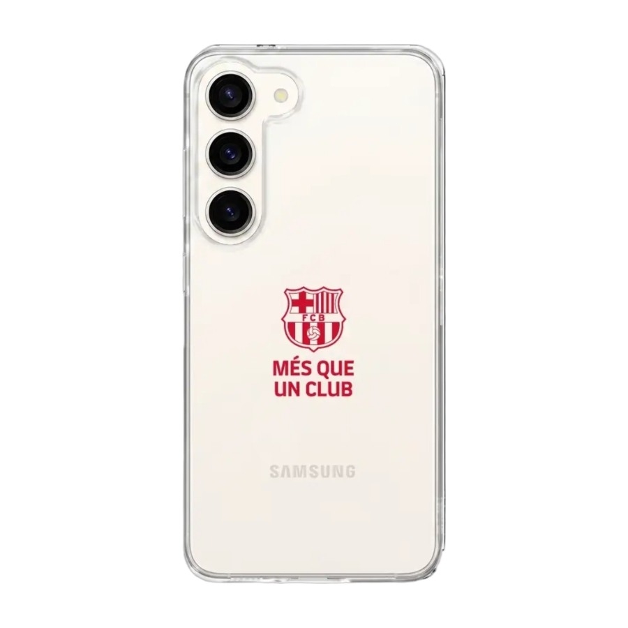 Phonecases3D Samsung Galaxy S26 FC Barcelona Clear case -mobilcover, sort billede 1
