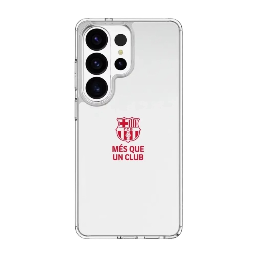 Phonecases3D Samsung Galaxy S26 Ultra FC Barcelona Clear case -mobilcover, sort billede 1