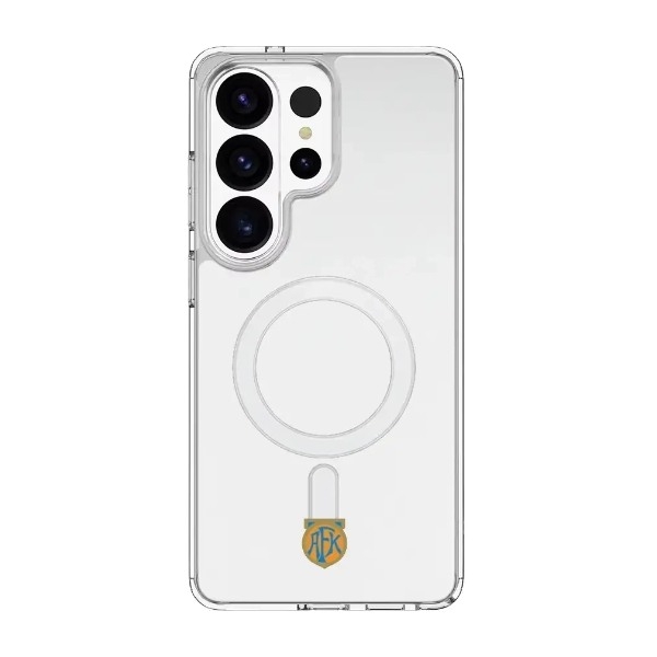 Phonecases3D Samsung Galaxy S26 Ultra Aalesunds FK Clear case (MagSafe) -mobilcover, hvid billede 1