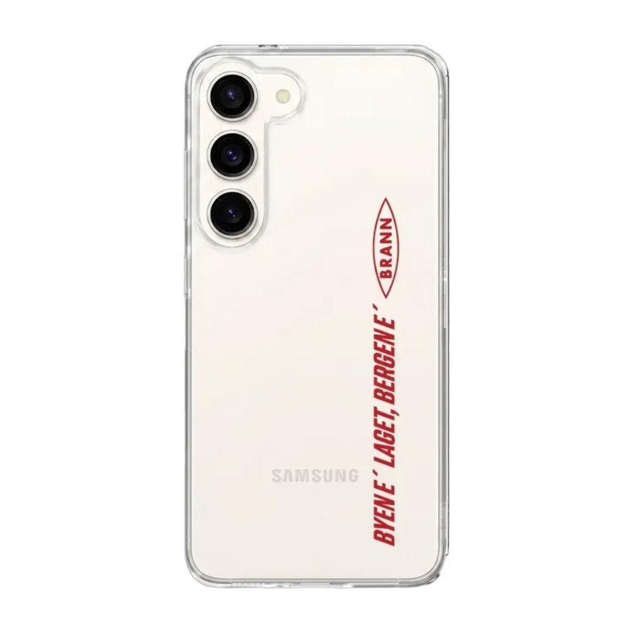 Phonecases3D Samsung Galaxy S26+ Brann SK Clear case -mobilcover, hvid billede 1