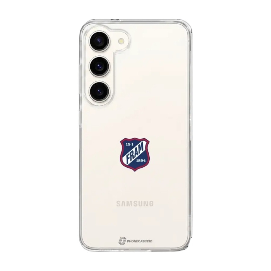 Phonecases3D Samsung Galaxy S26 IF Fram Larvik Clear case -mobilcover, hvid billede 1