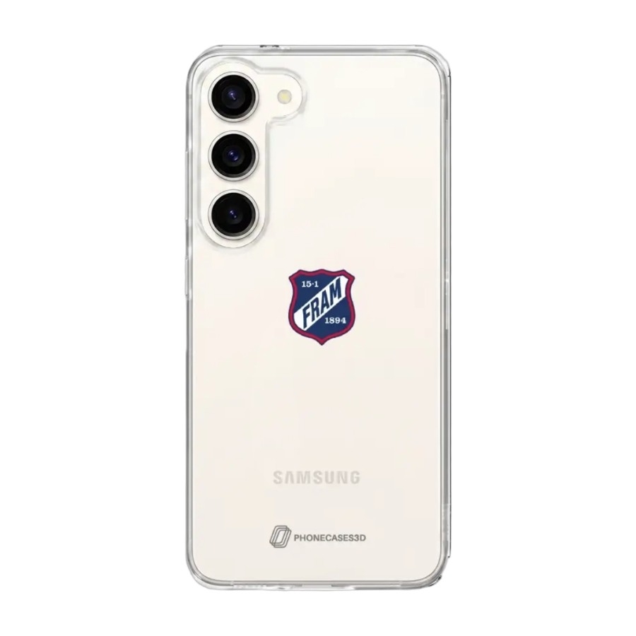 Phonecases3D Samsung Galaxy S26+ IF Fram Larvik Clear case -mobilcover, hvid billede 1
