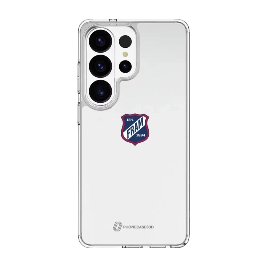 Phonecases3D Samsung Galaxy S26 Ultra IF Fram Larvik Clear case -mobilcover, hvid billede 1