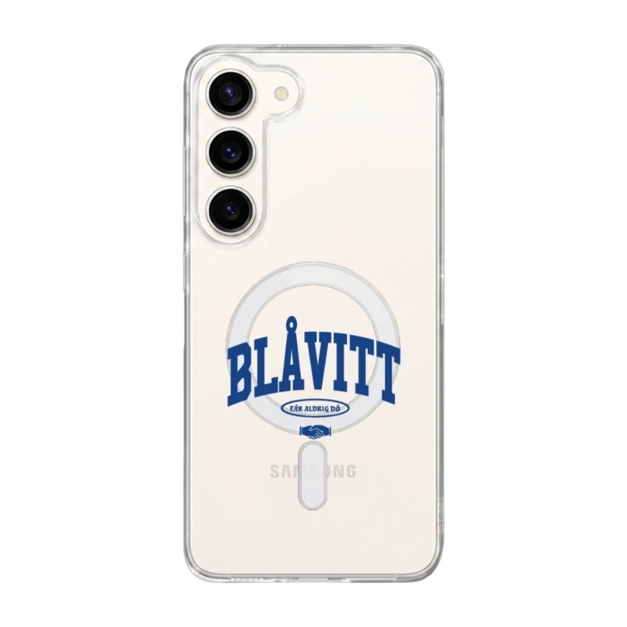 Phonecases3D Samsung Galaxy S26+ IFK Göteborg Clear case (MagSafe) -mobilcover, hvid billede 1