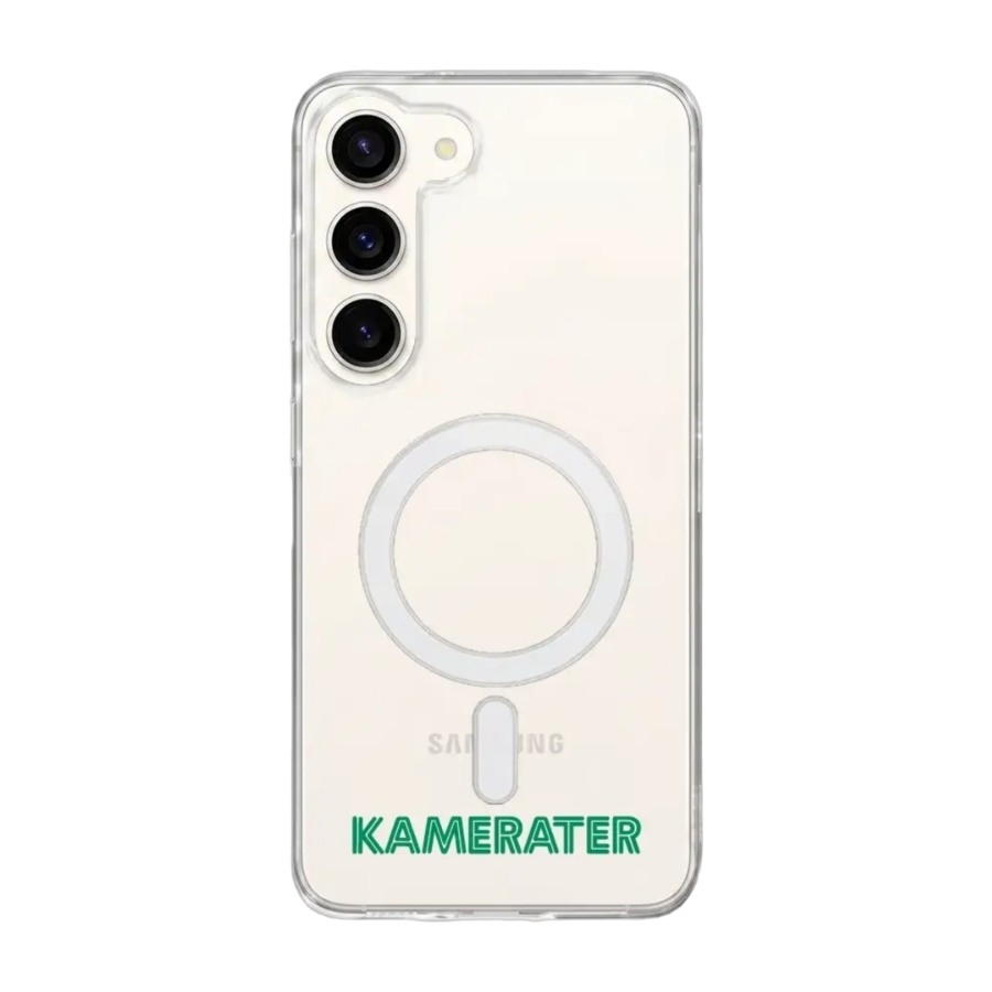 Phonecases3D Samsung Galaxy S26 HamKam Clear case (MagSafe) -mobilcover, hvid billede 1