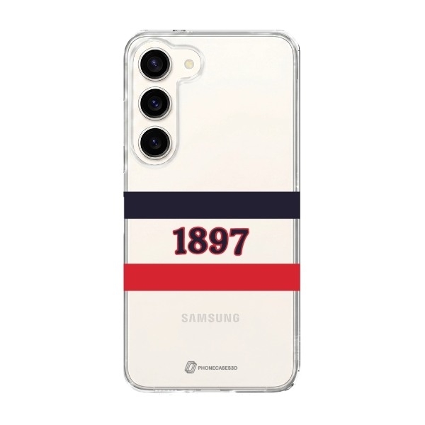 Phonecases3D Samsung Galaxy S26 HIFK Hockey Clear case -mobilcover, hvid billede 1