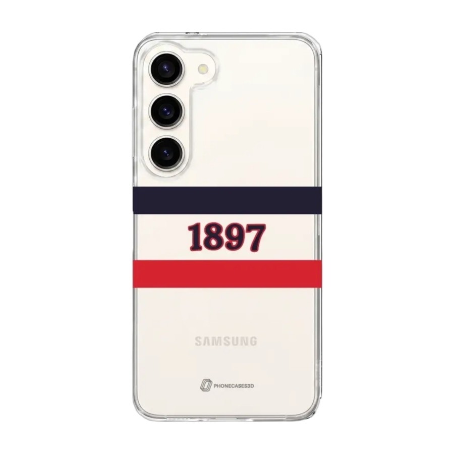 Phonecases3D Samsung Galaxy S26+ HIFK Hockey Clear case -mobilcover, hvid billede 1