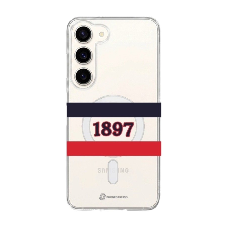 Phonecases3D Samsung Galaxy S26 HIFK Hockey Clear case (MagSafe) -mobilcover, hvid billede 1