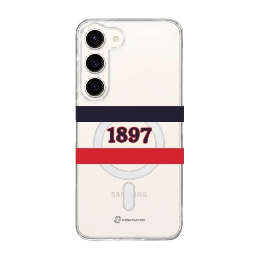 Phonecases3D Samsung Galaxy S26+ HIFK Hockey Clear case (MagSafe) -mobilcover, hvid billede 1
