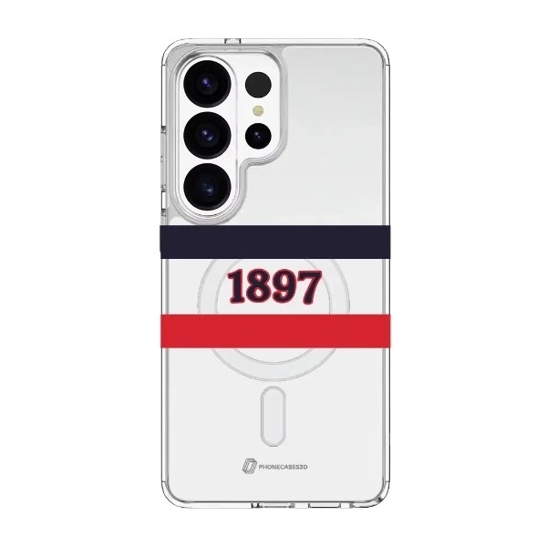 Phonecases3D Samsung Galaxy S26 Ultra HIFK Hockey Clear case (MagSafe) -mobilcover, hvid billede 1