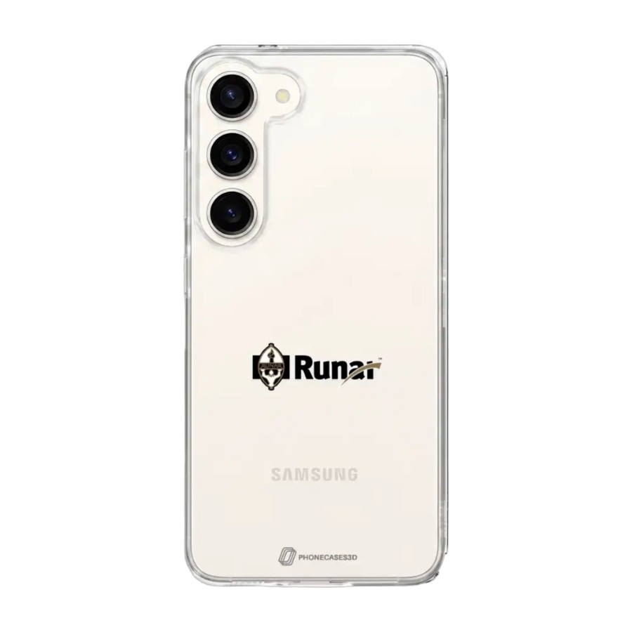 Phonecases3D Samsung Galaxy S26 IL Runar Clear case -mobilcover, hvid billede 1