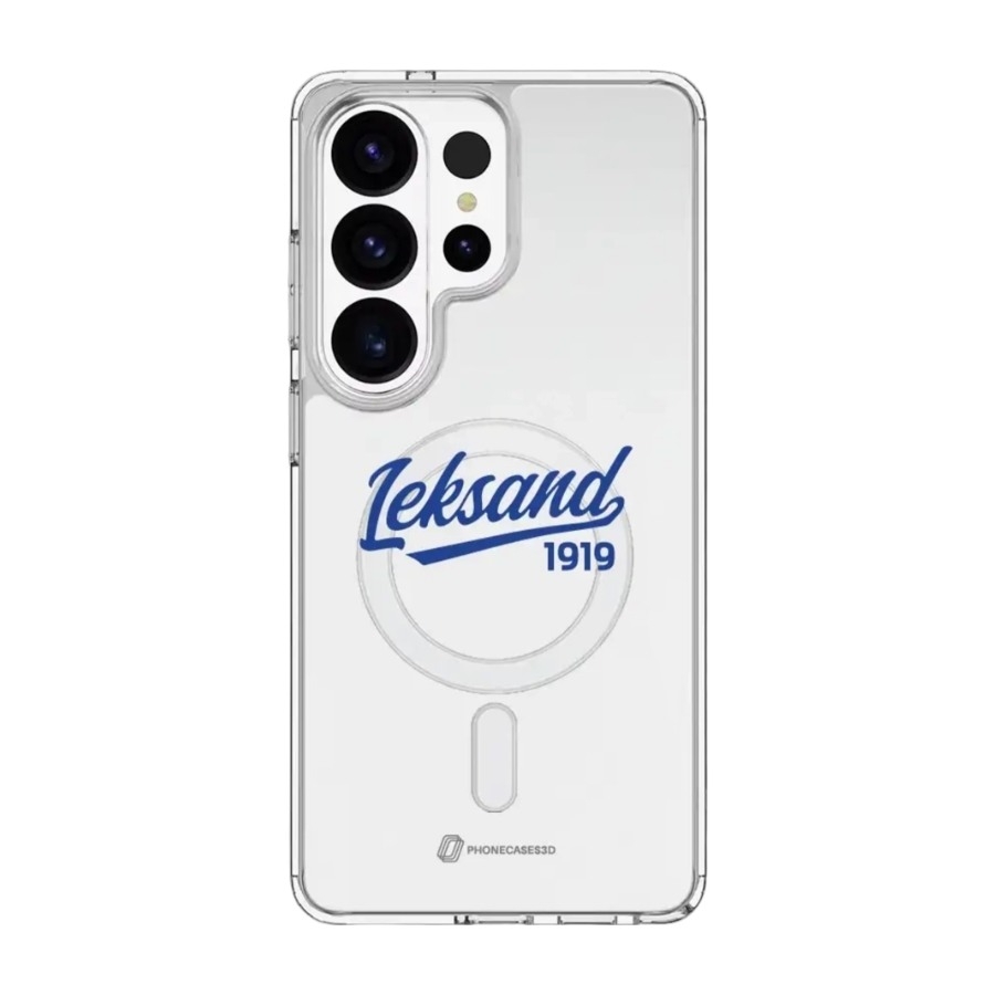 Phonecases3D Samsung Galaxy S26 Ultra Leksands IF Clear case (MagSafe) -mobilcover, hvid billede 1