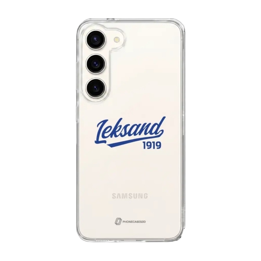 Phonecases3D Samsung Galaxy S26+ Leksands IF Clear case -mobilcover, hvid billede 1