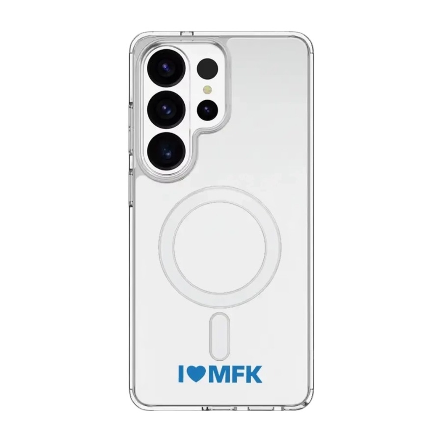 Phonecases3D Samsung Galaxy S26 Ultra Molde FK Clear case (MagSafe) -mobilcover, hvid billede 1