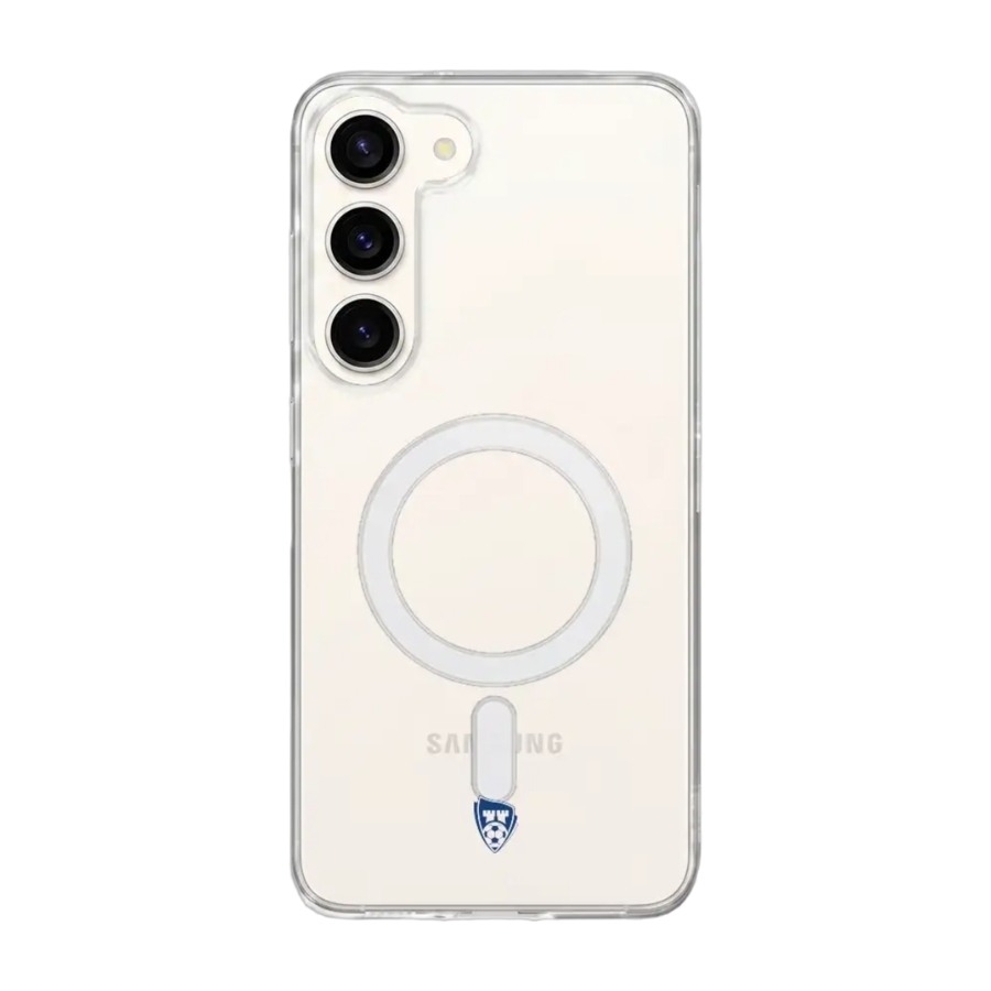 Phonecases3D Samsung Galaxy S26+ Sarpsborg 08 Clear case (MagSafe) -mobilcover, hvid billede 1