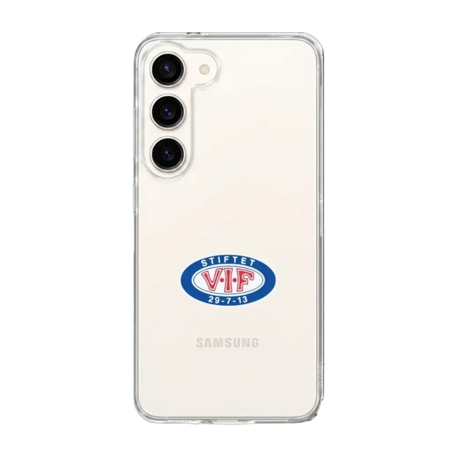 Phonecases3D Samsung Galaxy S26 VIF Clear case -mobilcover, hvid billede 1