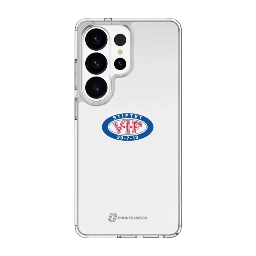 Phonecases3D Samsung Galaxy S26 Ultra VIF Clear case -mobilcover, hvid billede 1