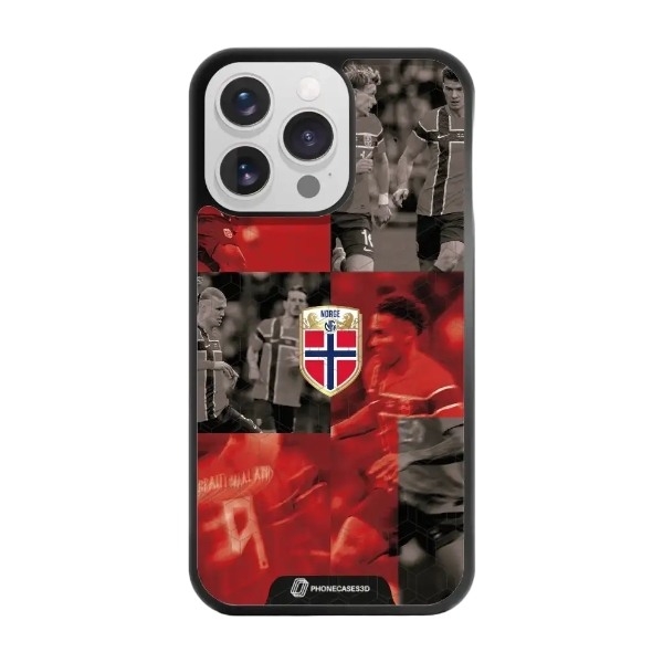 Phonecases3D iPhone 13 Pro Norges Fotballforbund 3D mobilcover billede 1