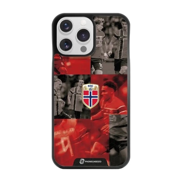 Phonecases3D iPhone 14 Pro Norges Fotballforbund 3D mobilcover billede 1