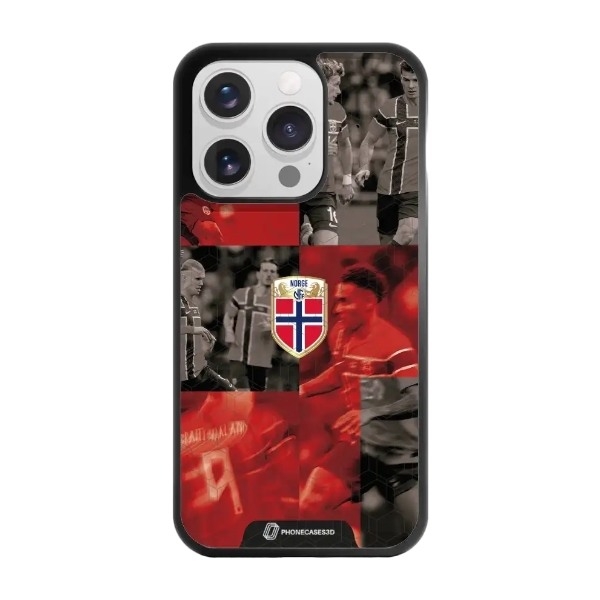 Phonecases3D iPhone 16 Pro Norges Fotballforbund 3D mobilcover billede 1