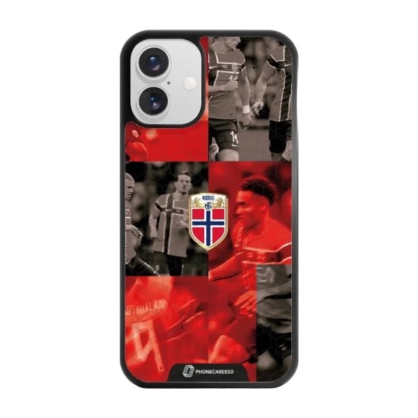 Phonecases3D iPhone 16 Plus Norges Fotballforbund 3D mobilcover billede 1